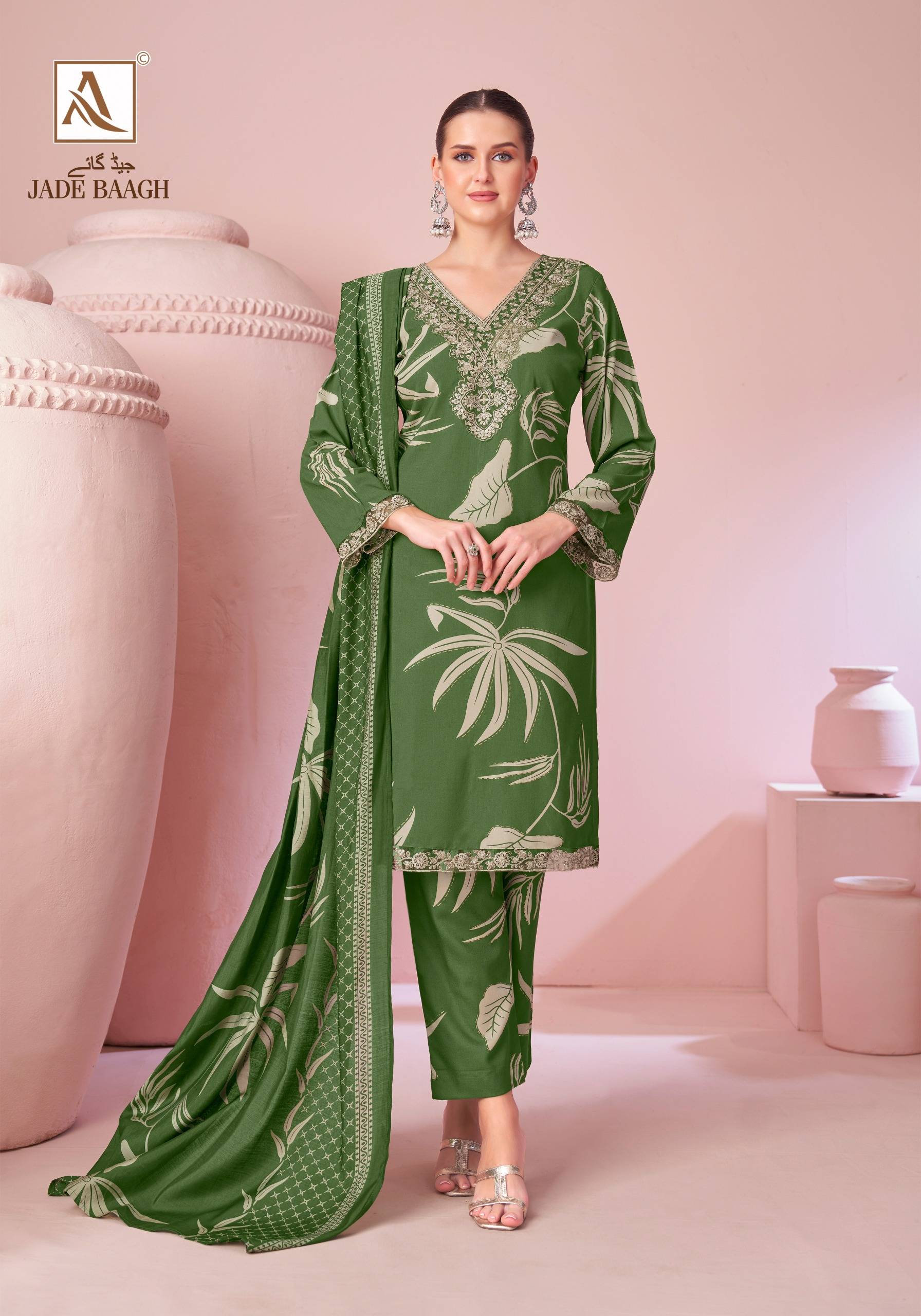 JADE BAGH By ALOK SUIT 01 To 06 Series Stylish Beautiful Colourful Pure Viscose Reyon Dresses At Wholesale Price